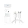 Apple 18W Cavo da Lightning a USB-C per iPhone con presa da muro EU (Nuovo